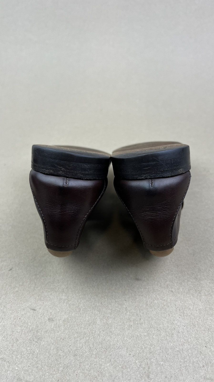 Prada PRADA Loafers Leather Penny Shoes Dark Brown Men's Size US 7.5 / EU 40-41 - 10 Thumbnail