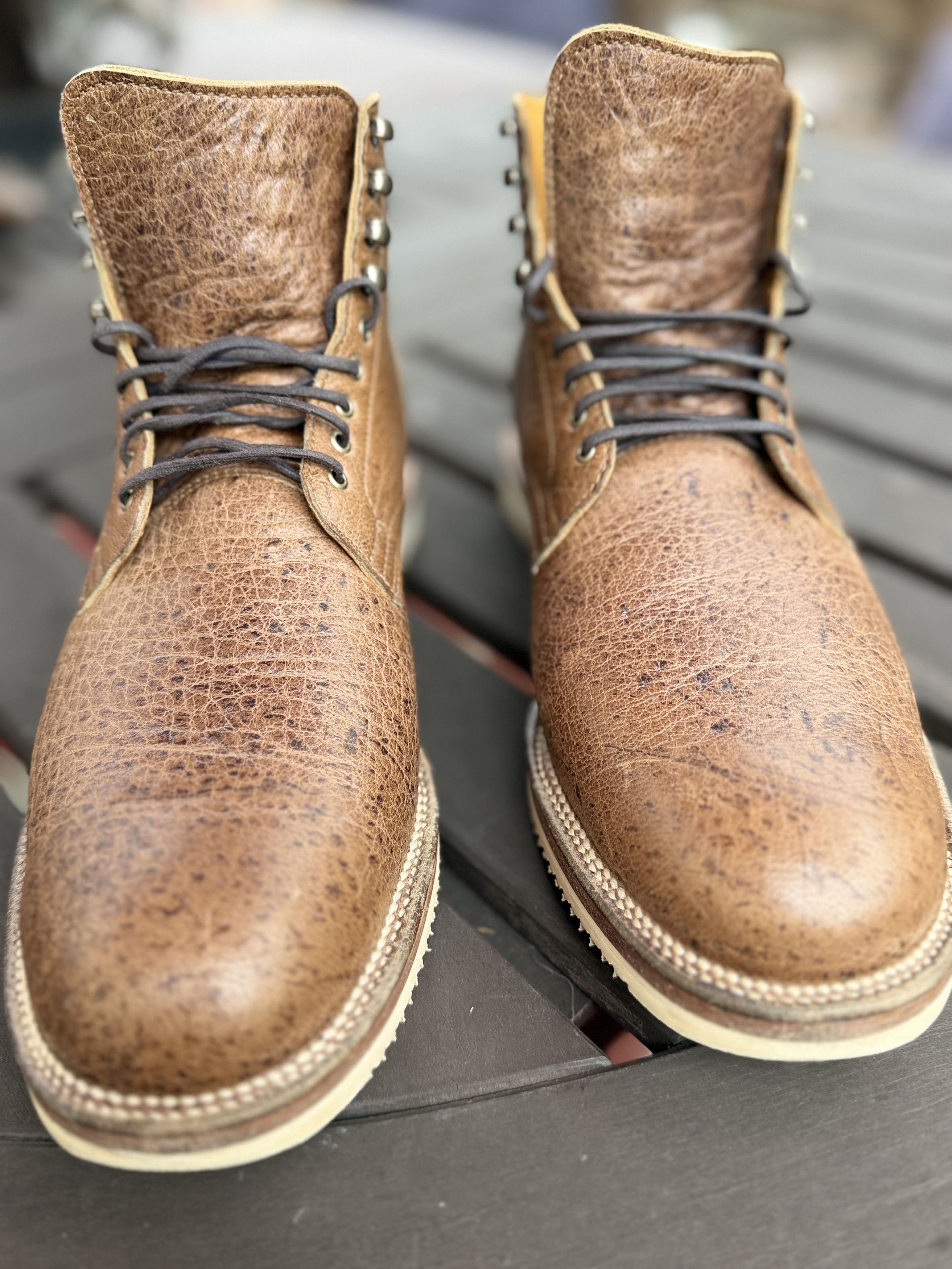 Viberg Viberg Wasabi Waxed Veltd Service Boots Mini Ripple Size US 8.5 / EU 41-42 - 9 Thumbnail