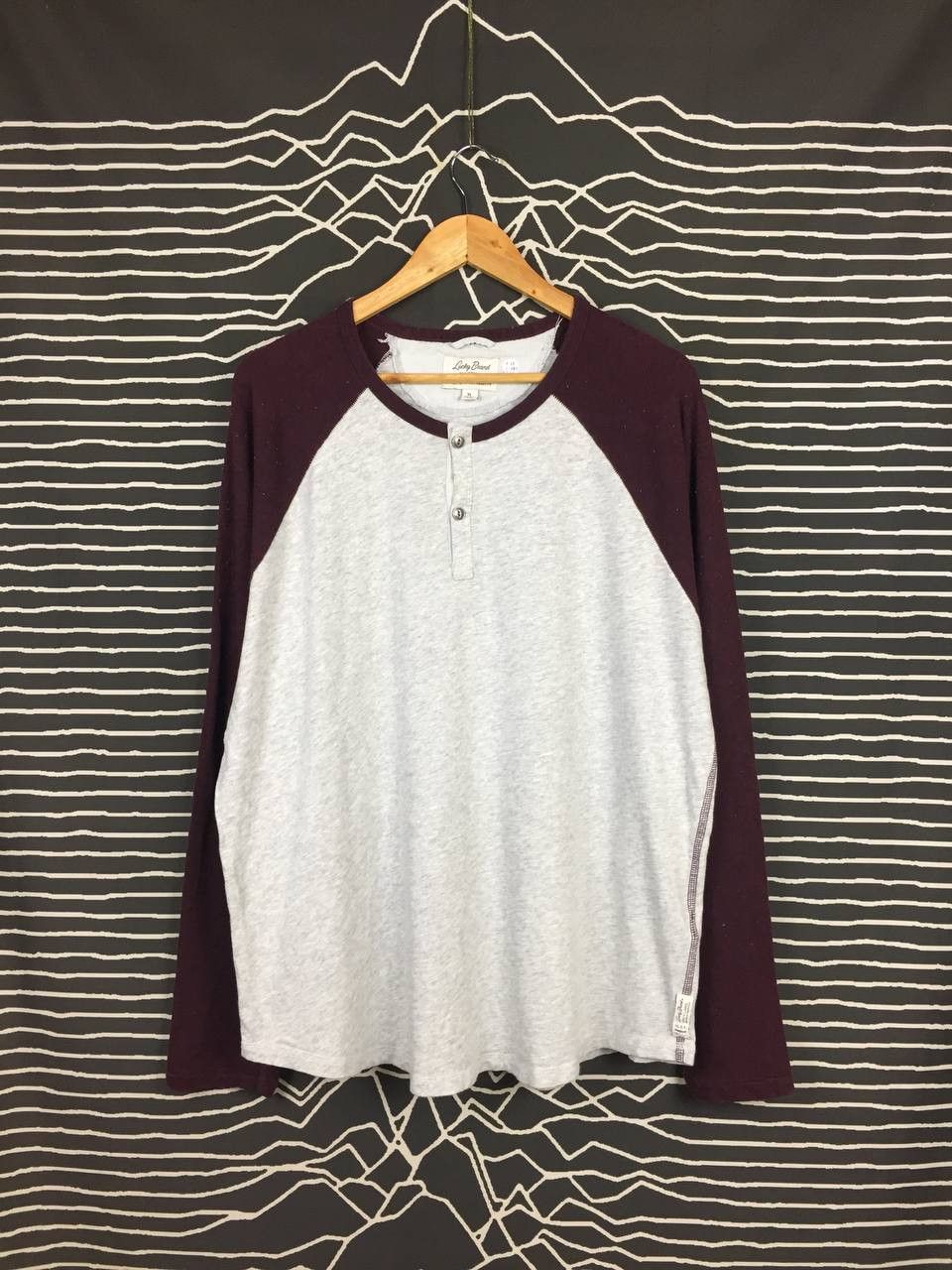 Lucky Brand × Vintage Lucky Brand California Softest Knitwear Grey Label Tee Size US XL / EU 56 / 4 - 1 Thumbnail