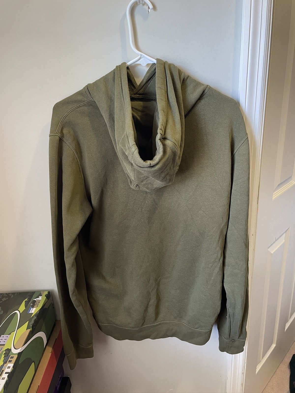 Nike Nike Olive Green Hoodie Pullover Sweatshirt Logo Spellout Size US M / EU 48-50 / 2 - 3 Thumbnail