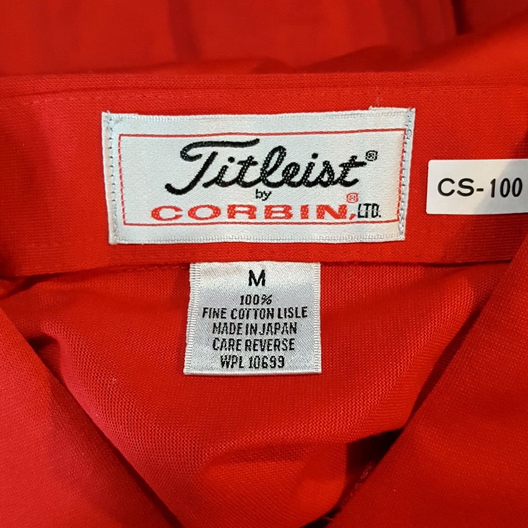 Titleist VINTAGE Titleist Polo Shirt Men Red Collared Short Sleeve Pullover Button Dress Shirt 90s Golf Casual Size M Size 40R - 6 Thumbnail