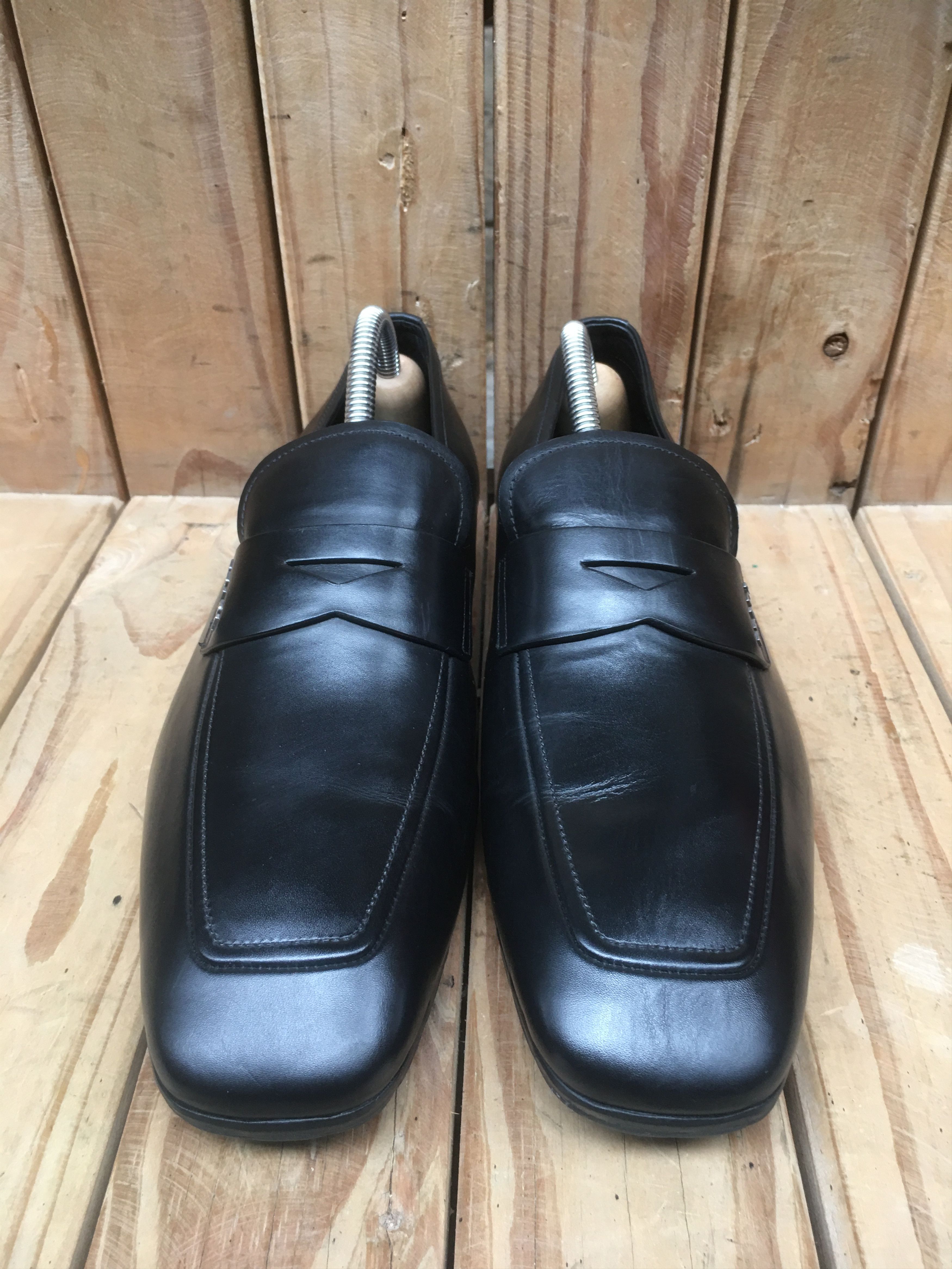 Prada Prada Men’s Penny black Leather Loafers Size Uk 5 USA 6 Size US 6 / EU 39 - 5 Thumbnail