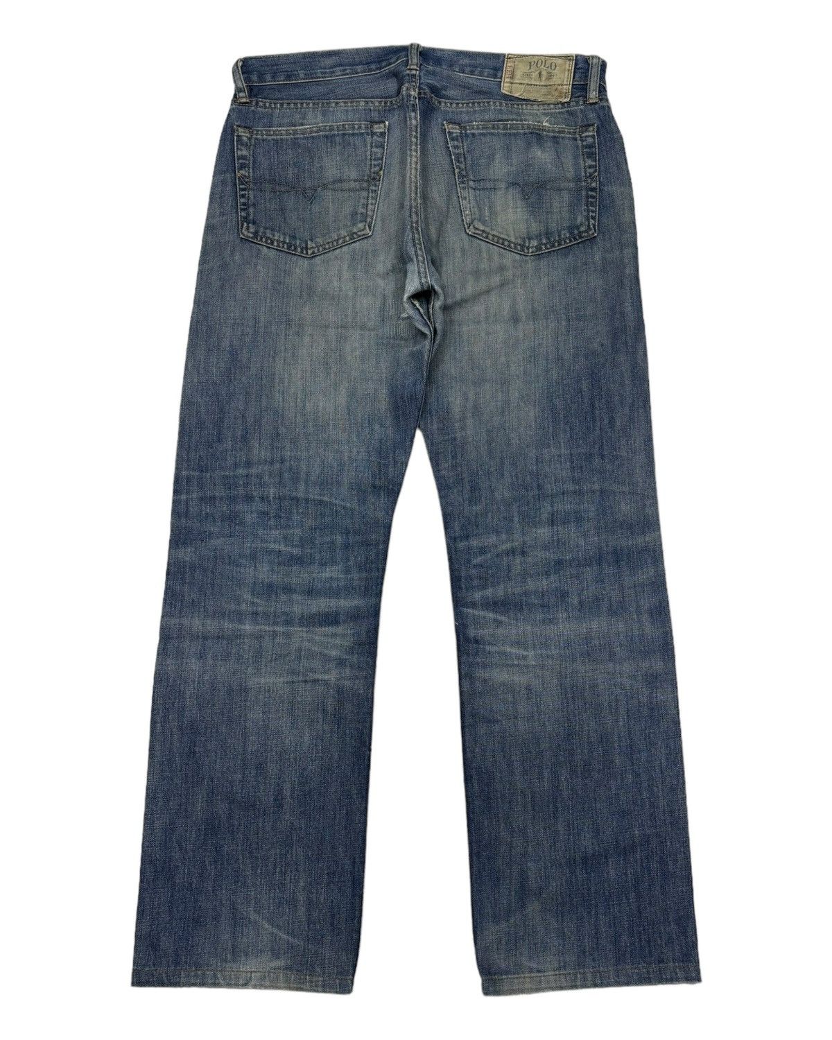 Polo Ralph Lauren POLO RALPH LAUREN BAGGY DISTRESSED DENIM JEANS Size US 34 / EU 50 - 8 Thumbnail