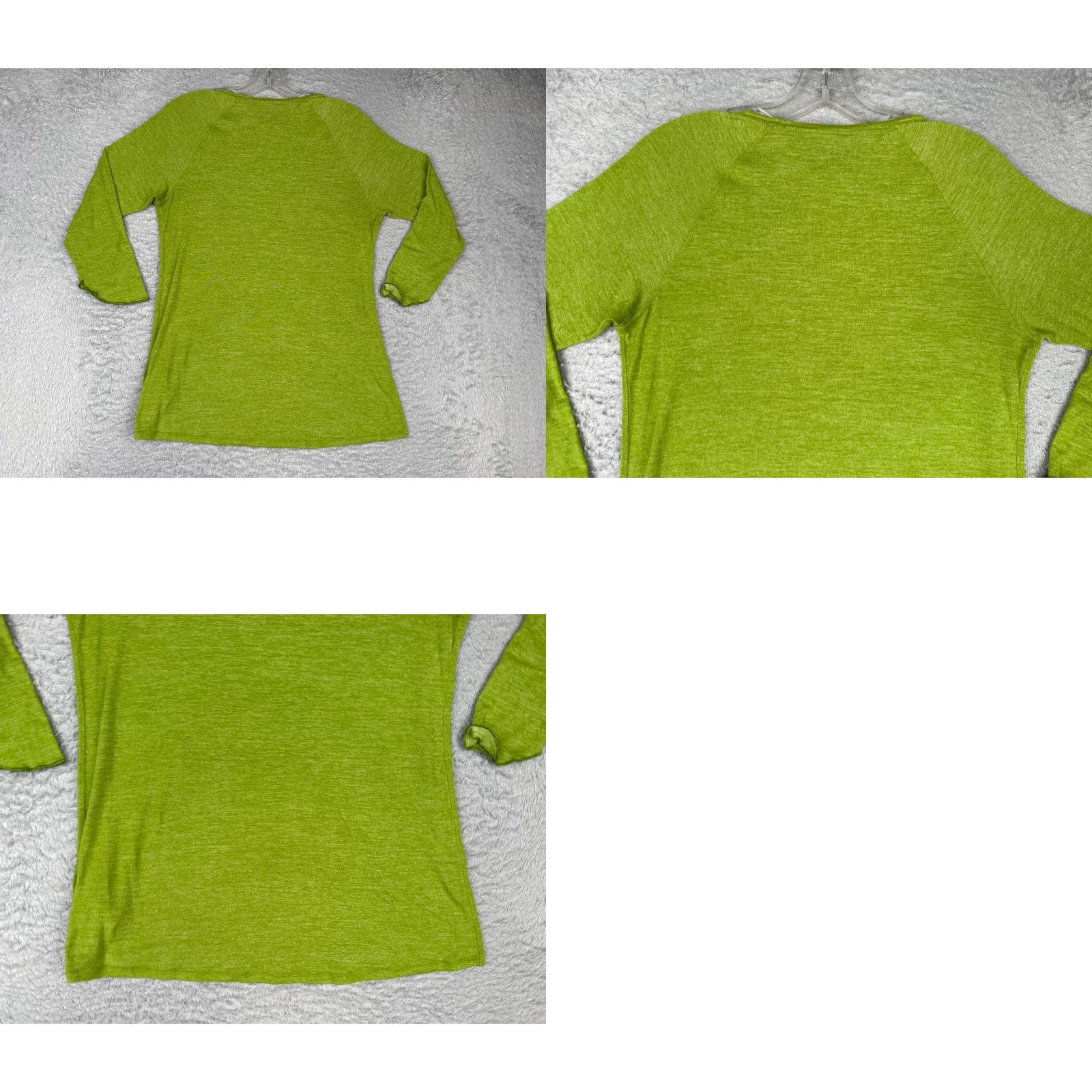Patagonia Patagonia Shirt Women S Green 3/4 Sleeve Crew Neck Polyester Jersey Basic Casual Shirt Womens Size S / US 4 / IT 40 - 9 Thumbnail