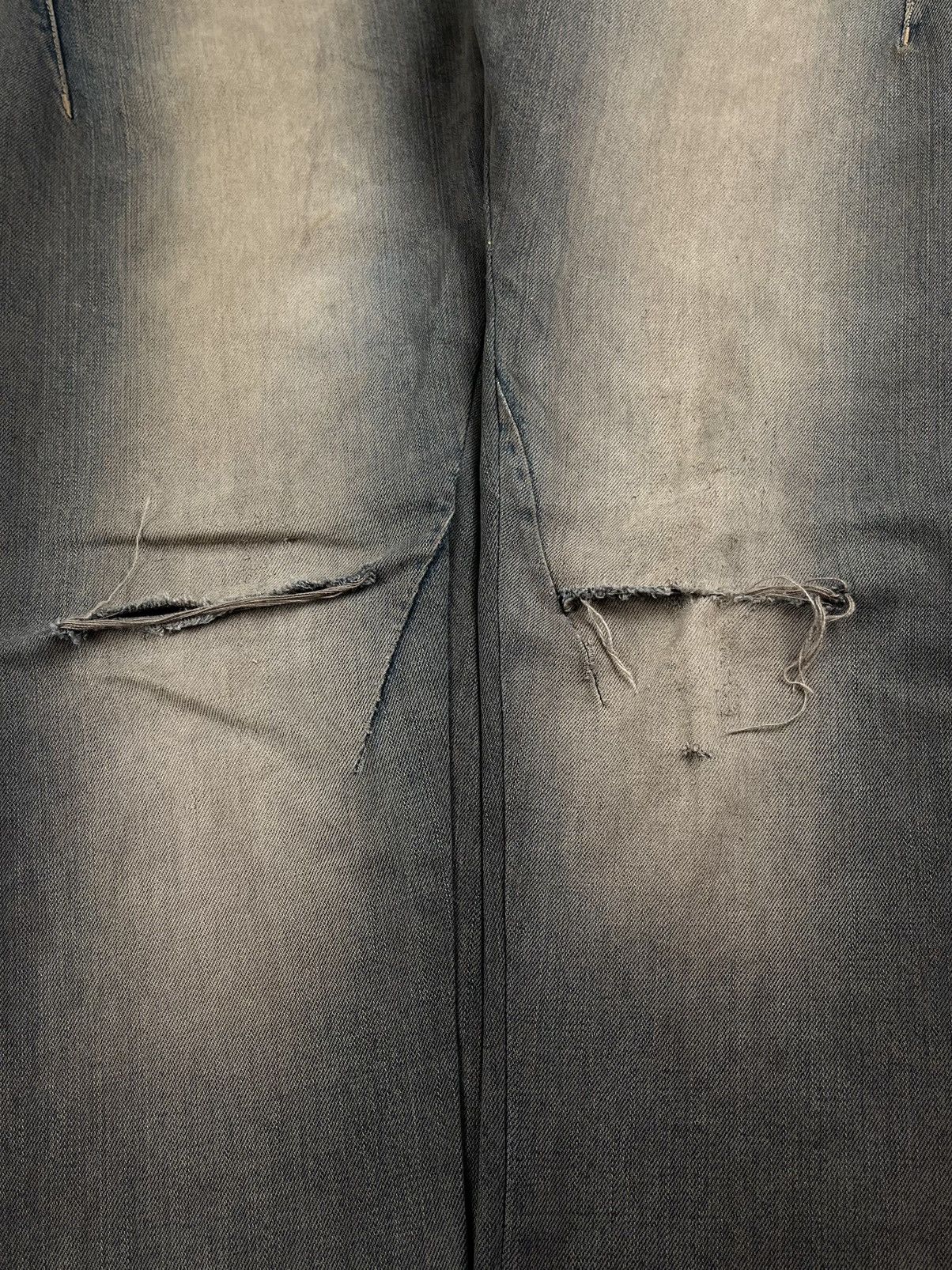 Rick Owens FW06 Rick Owens Dustulator Dark Shadow Dust Wash Denim Jeans Size US 34 / EU 50 - 12 Thumbnail