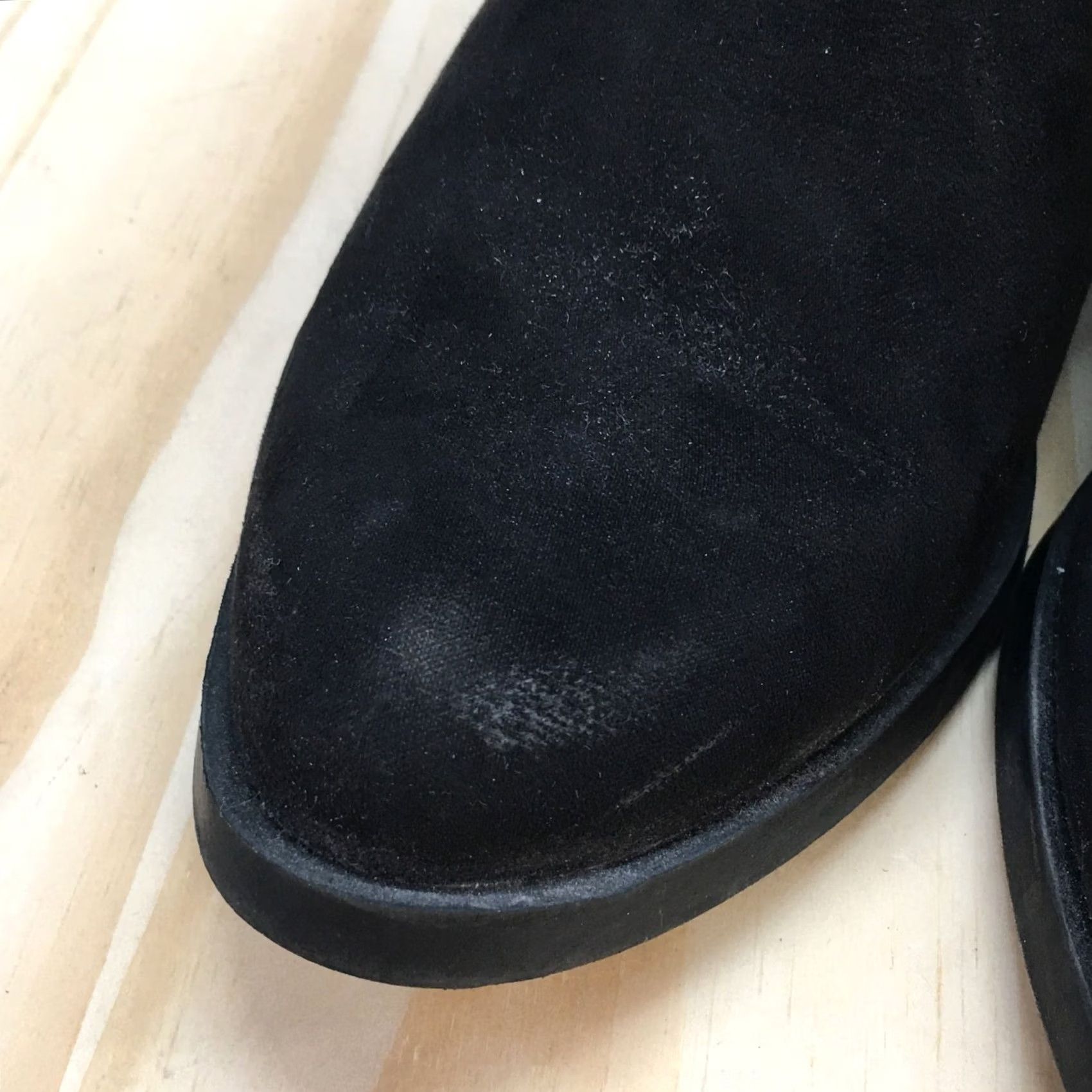 Old Navy Old Navy Chelsea Boots Womens 9 Black Suede Casual Chelsea Boot Matte Almond Toe Size US 9 / IT 39 - 4 Thumbnail