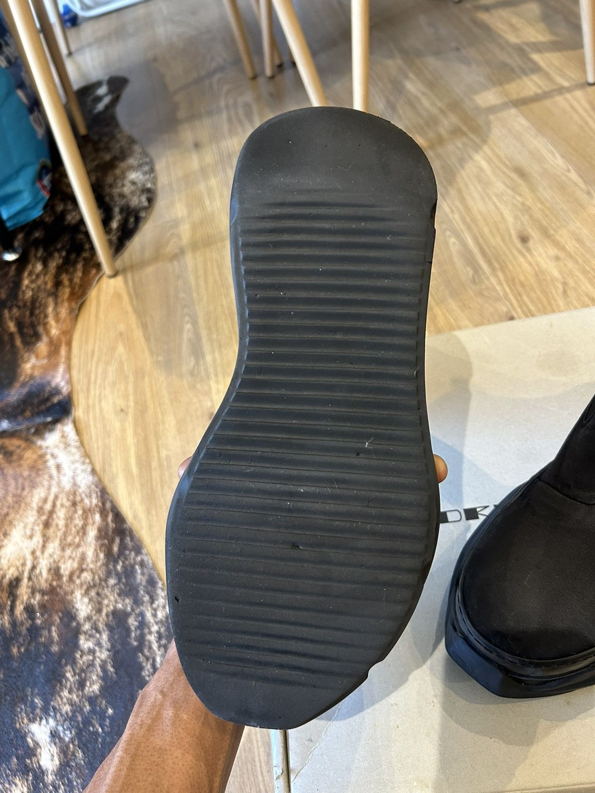 Rick Owens Drkshdw Rick Owens DrkShdw Abstract Beetle Boots 41.5 Size US 8.5 / EU 41-42 - 5 Thumbnail