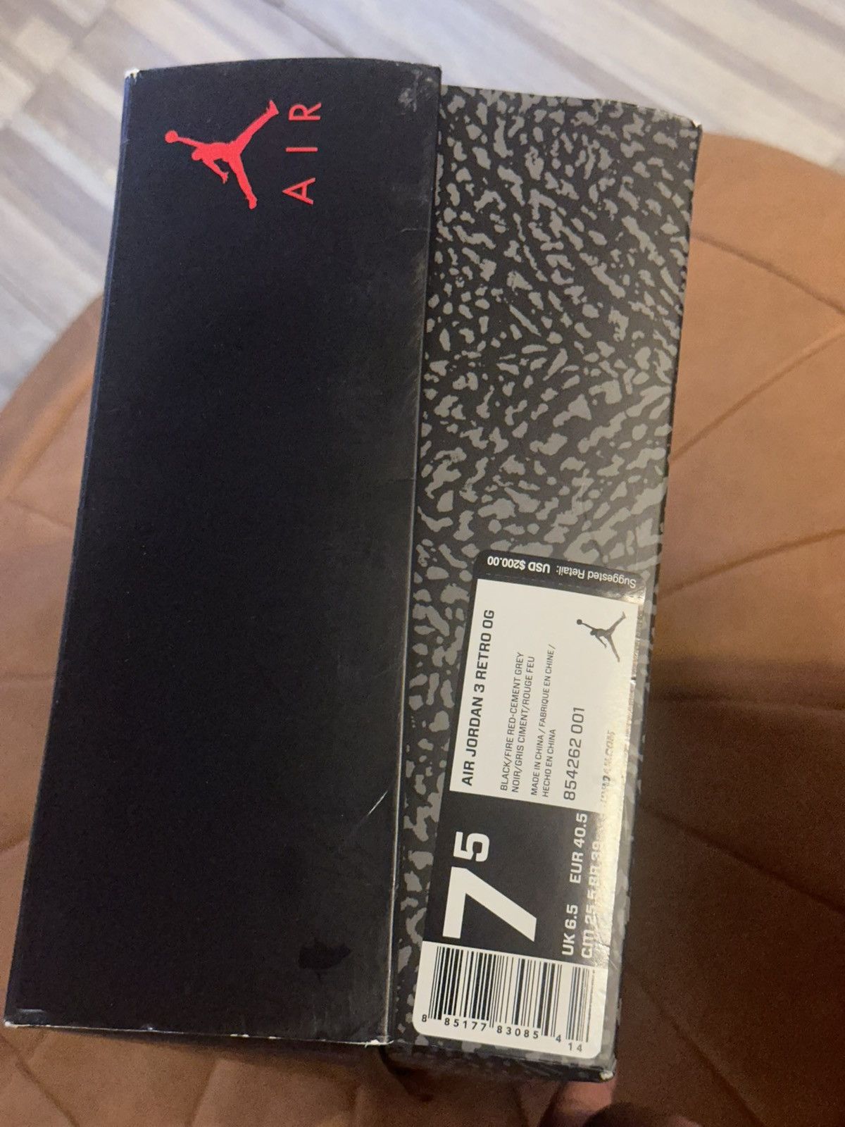 Jordan Brand Air Jordan 3 Cement 2018 Size US 7.5 / EU 40-41 - 5 Thumbnail