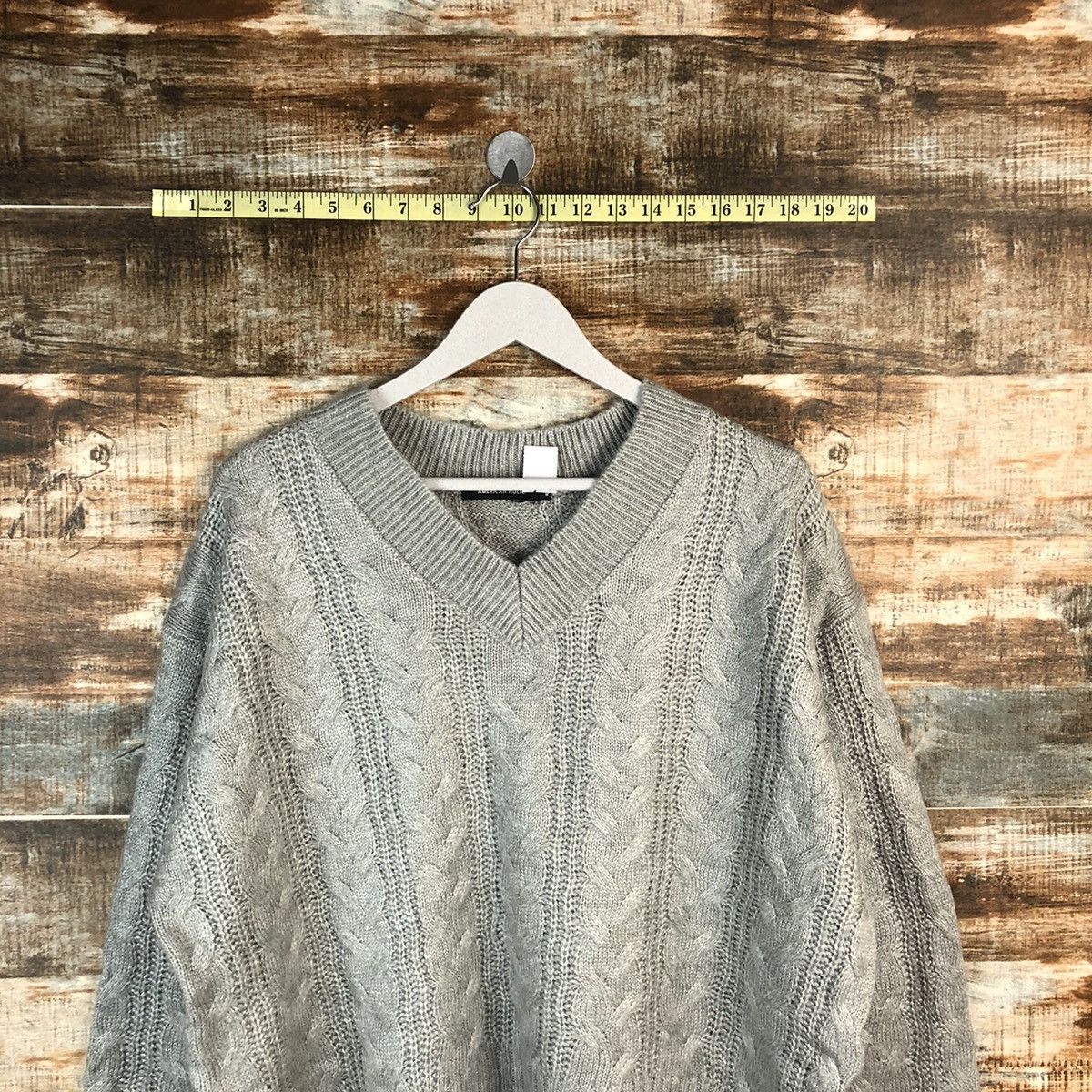 Homespun Knitwear × Japanese Brand America Holic Grey Knitwear #A1836 Size M / US 6-8 / IT 42-44 - 2 Thumbnail