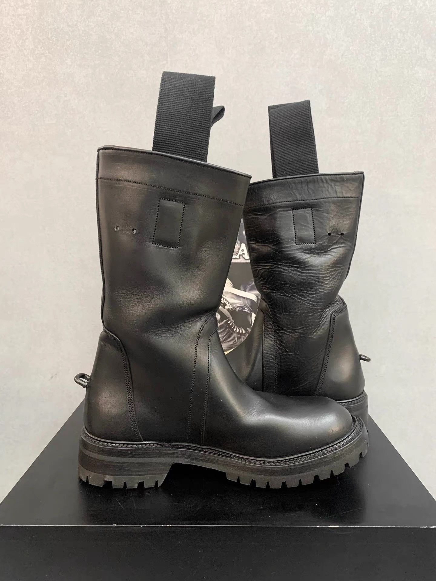 Rick Owens Rick Owens Mainline Iron Ring Platform Chelsea Boots K34 Size US 8 / EU 41 - 4 Thumbnail