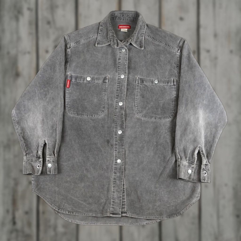 Vintage VINTAGE UNIONBAY Corduroy Shirt Jacket Men M Gray Button-Up Casual Preppy 90s Retro Vintage UnionBay Shirt Jacket Mens M Gray Button-Up Size US M / EU 48-50 / 2 - 1 Thumbnail