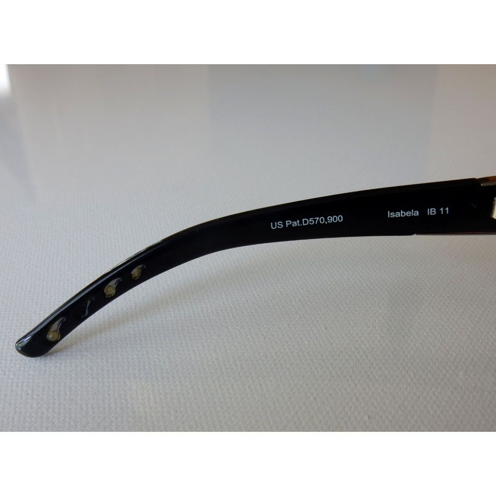 Costa Del Mar VINTAGE Costa Del Mar Sunglasses FRAMES ONLY Isabela IB 11 Black Women Glasses Frames Size ONE SIZE - 5 Thumbnail