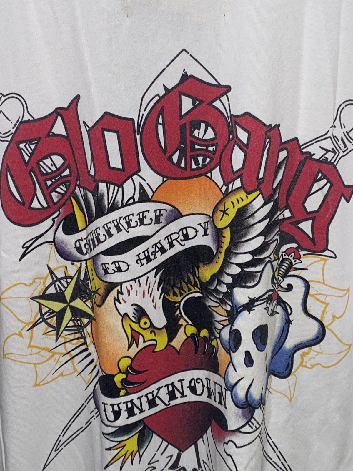 image of Ed Hardy X Chief Keef in White, Men's (Size 2XL)