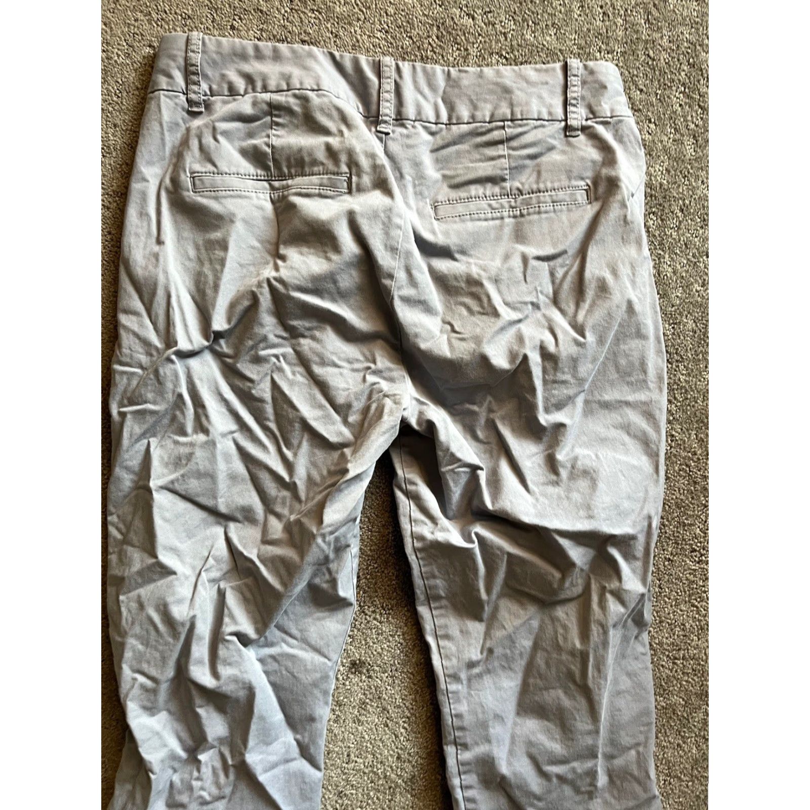J.Crew J. Crew Factory Women Pants Sz 6P Gray Stretch Straight Leg Size 28" / US 6 / IT 42 - 4 Thumbnail