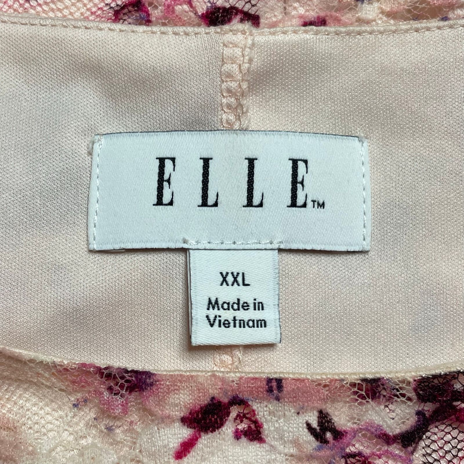 Other NWOT Elle Floral Lace Blouse Size XXL / US 16-18 / IT 52-54 - 2 Thumbnail