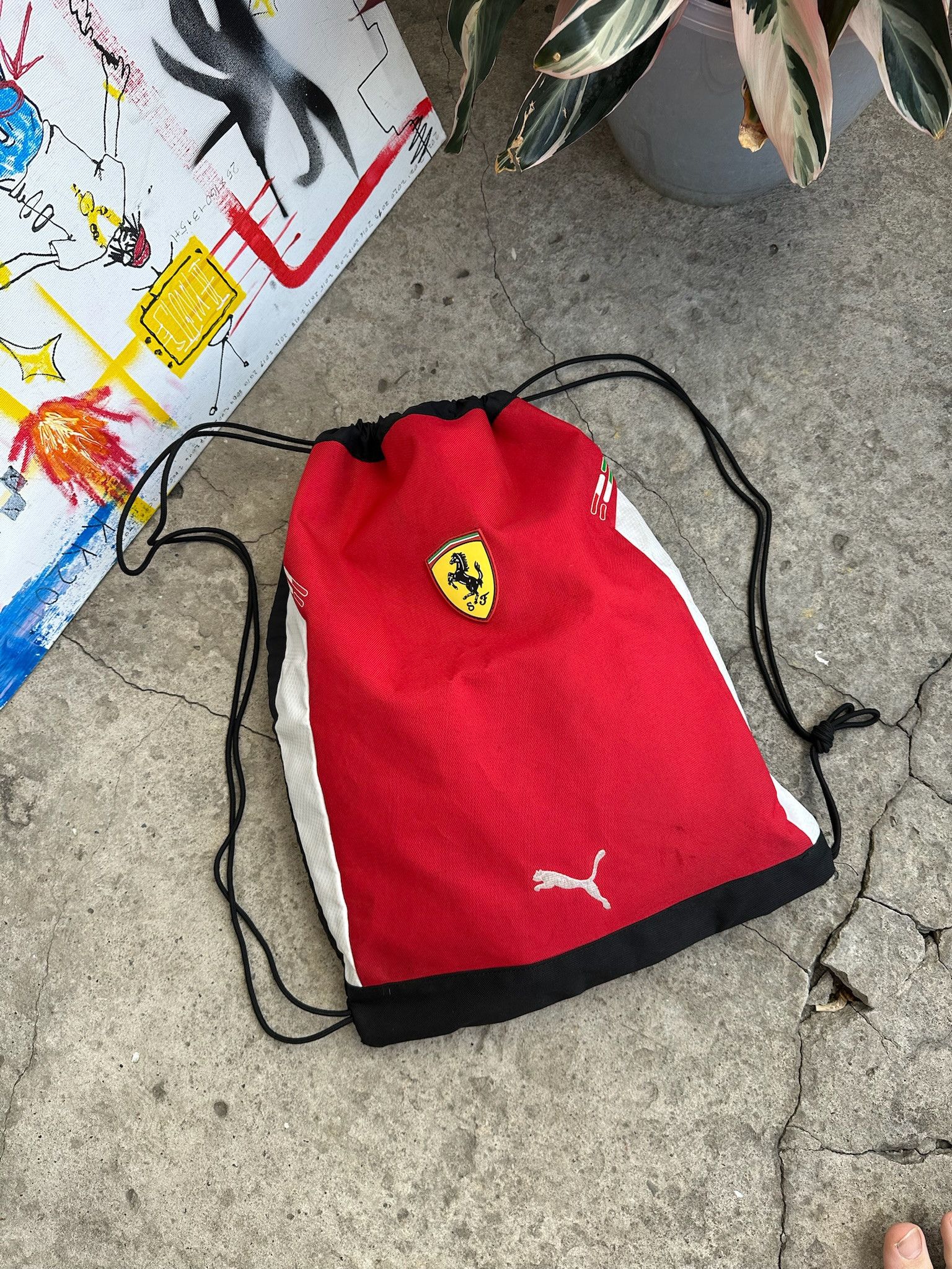 Ferrari Vintage Ferrari bag puma sport backpack Size ONE SIZE - 2 Thumbnail