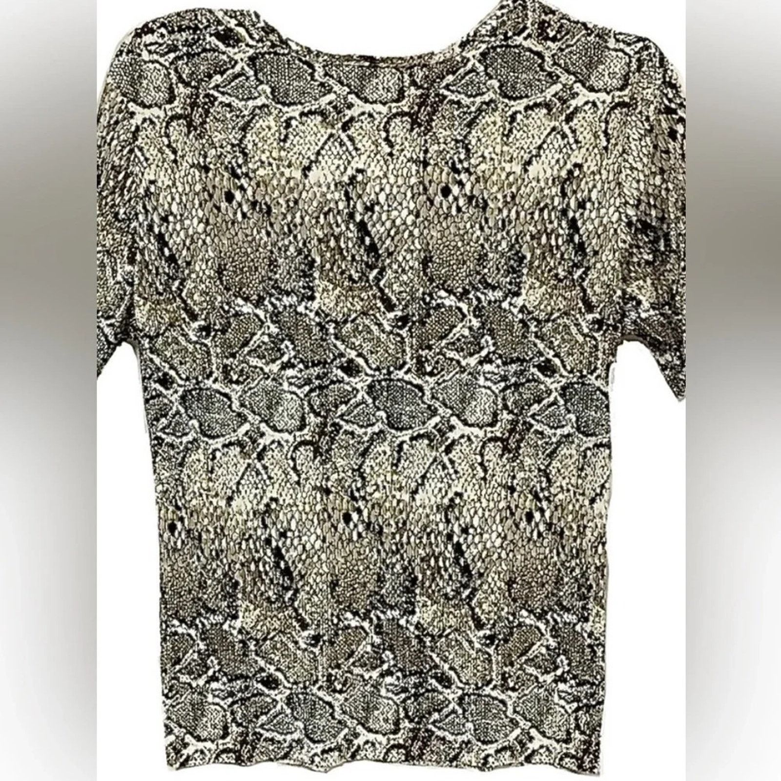 The Unbranded Brand Tess snake print top, size large. Size L / US 10 / IT 46 - 2 Thumbnail