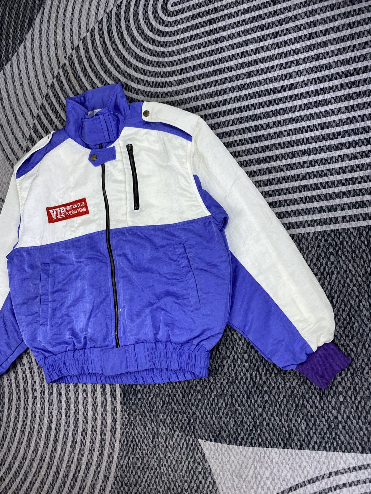Japanese Brand Vtg VIP Vacation Club Racing Team Block Color Jacket Size US M / EU 48-50 / 2 - 4 Thumbnail