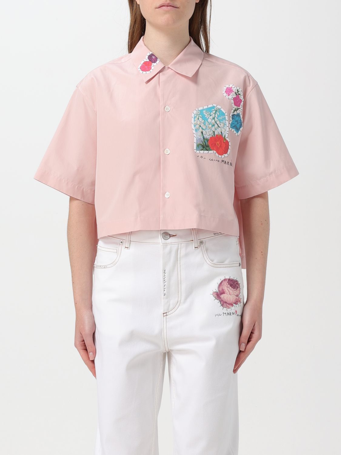 image of Marni Shirt Woman Pink, Women's (Size XS)