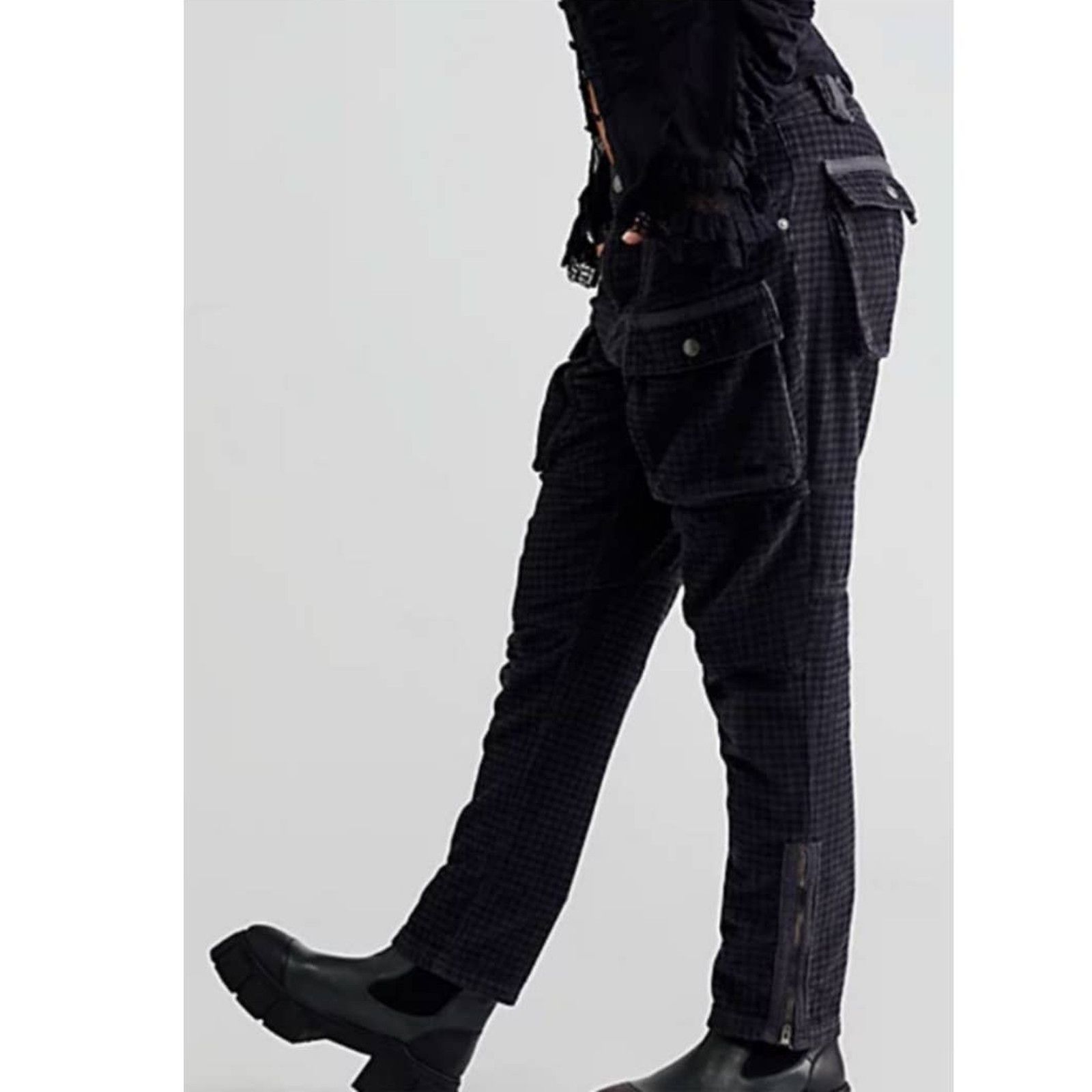 Free People New WTF London Calling Slouchy Cord Pants $198 SIZE 25 Size 25" / US 0 / IT 36 - 2 Thumbnail