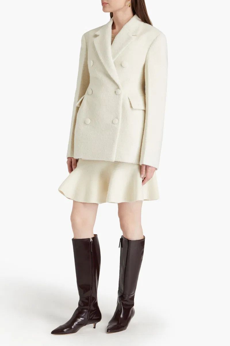 Jil Sander o1y0925 Coat in Ivory Size M / US 6-8 / IT 42-44 - 2 Thumbnail