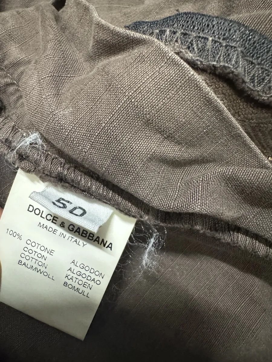 Dolce & Gabbana × Vintage AW2004 Dolce & Gabbana Brown Cargo Multi Pockets Pants Size US 34 / EU 50 - 9 Thumbnail