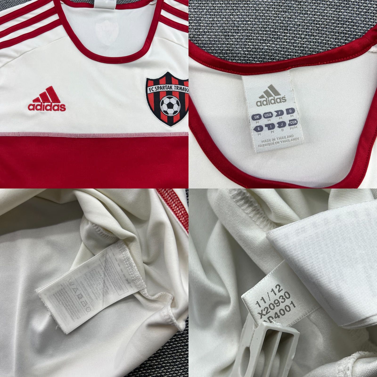 Adidas adidas Spartak Trnava 2012 Pre Match Training Jersey Football Mens Medium Shirt Size US M / EU 48-50 / 2 - 8 Thumbnail