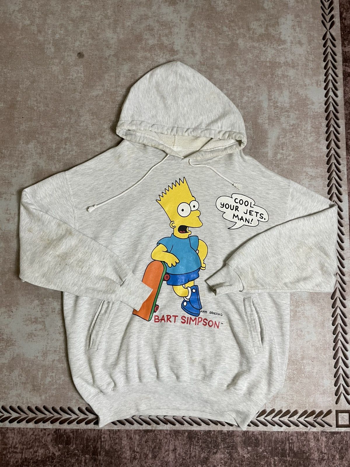 Cartoon Network × The Simpsons × Vintage Vintage Bart Simpson Hoodie Size US XL / EU 56 / 4 - 1 Thumbnail
