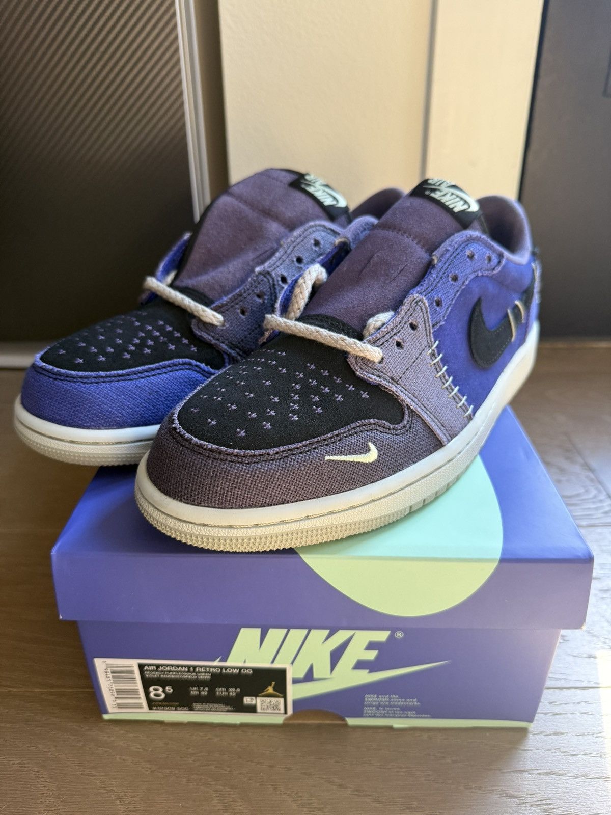 Jordan Brand Zion Williamson x Air Jordan 1 Retro Low OG Voodoo Men's Size US 8.5 / EU 41-42 - 1 Thumbnail