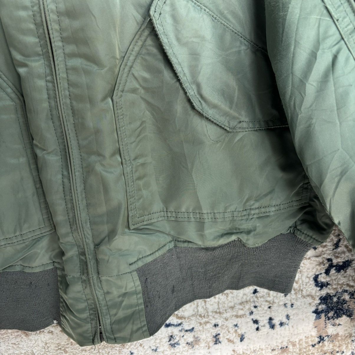 Alpha Industries × Vintage VINTAGE ALPHA INDUSTRIES BOMBER JACKET MADE IN USA Size US L / EU 52-54 / 3 - 7 Thumbnail