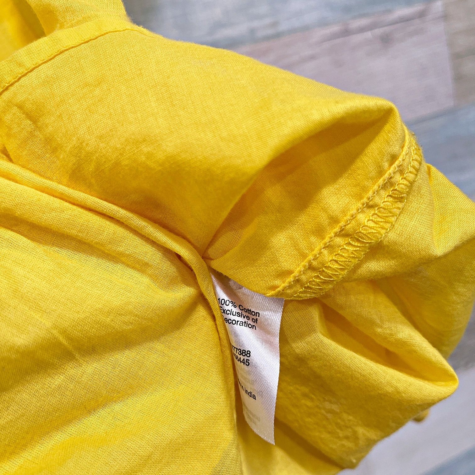 J.Crew J CREW Embroidered Peplum Top Yellow Womens 4 Size S / US 4 / IT 40 - 6 Thumbnail