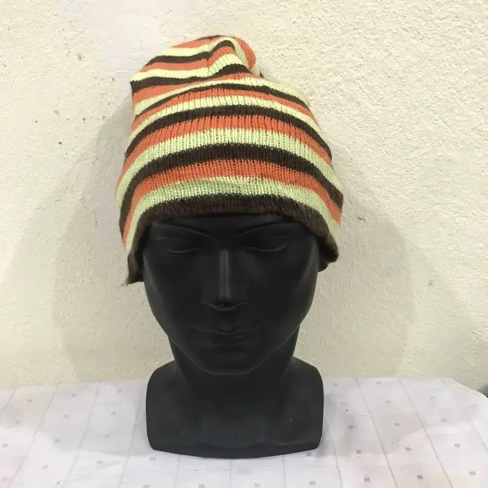 Japanese Brand Japanese Brand Stripe Design Beanie Hat Size ONE SIZE - 3 Thumbnail