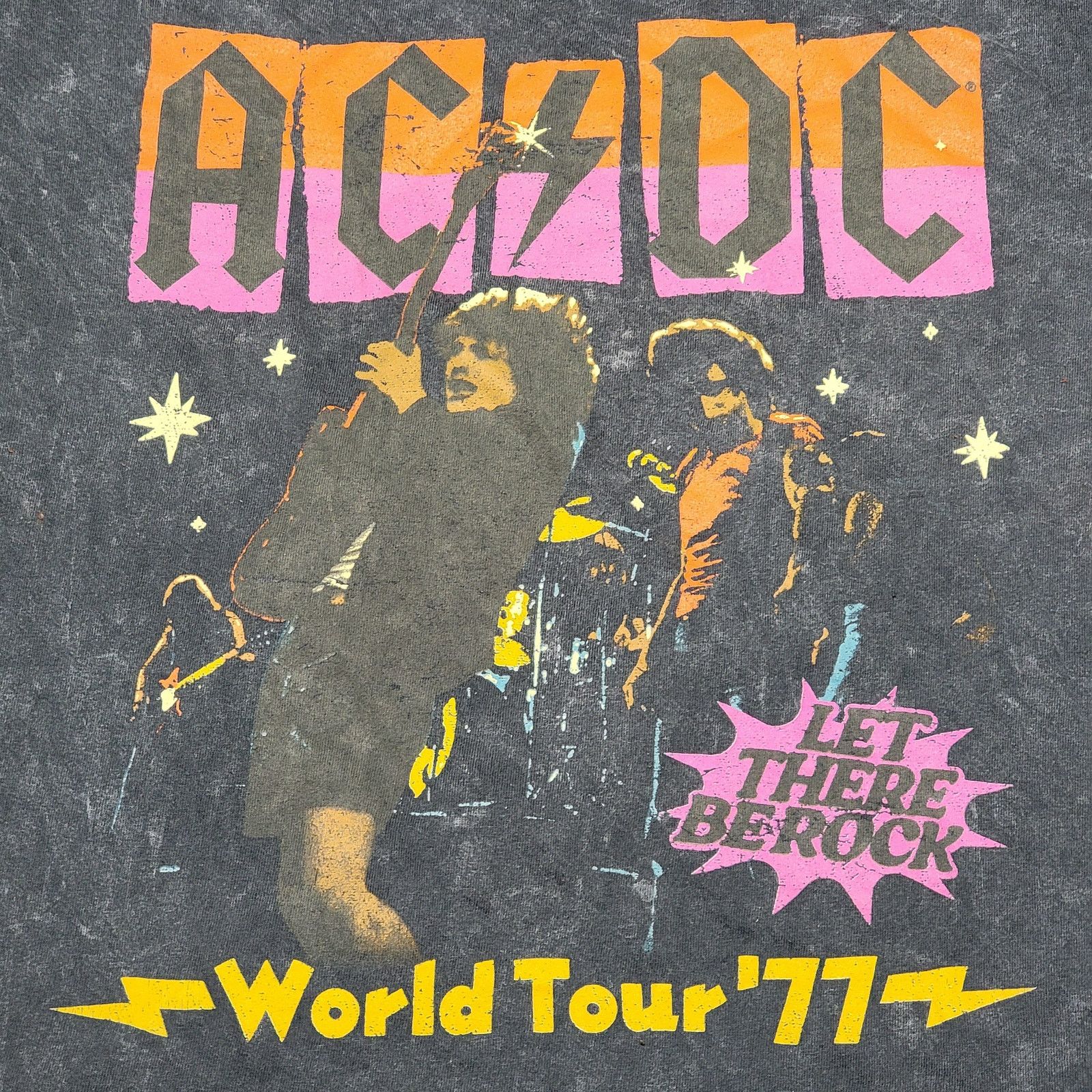 Other Hybrid Apparel AC/DC Unisex Tee World Tour '77 - Size Large Size US L / EU 52-54 / 3 - 2 Thumbnail