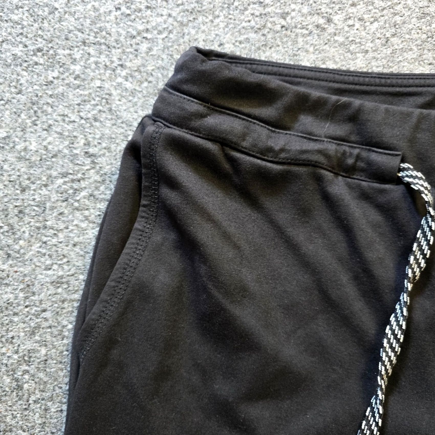 Vintage Jaanuu Pants Womens Medium Black Pull On Pockets Nursing Medical Basic Comfort Size 32" / US 10 / IT 46 - 3 Thumbnail