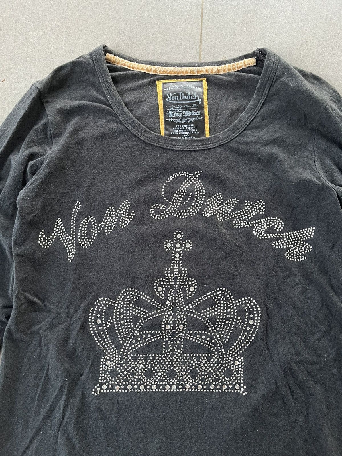 Von Dutch Vintage y2k Von Dutch Beads Japanese Mesh Long Sleeve Punk Size US M / EU 48-50 / 2 - 4 Thumbnail