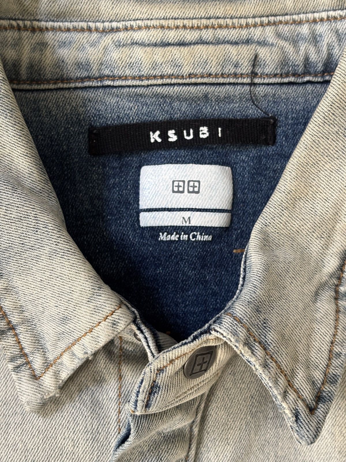 Ksubi Ksubi Snakebite Dripp Denim Shirt Size US M / EU 48-50 / 2 - 5 Thumbnail