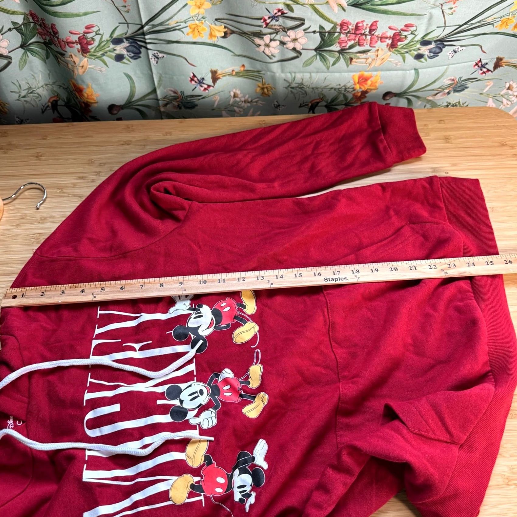Disney Disney Mickey Mouse Red Graphic Fleece Hoodie Mens M Hybrid Apparel Size US M / EU 48-50 / 2 - 6 Thumbnail