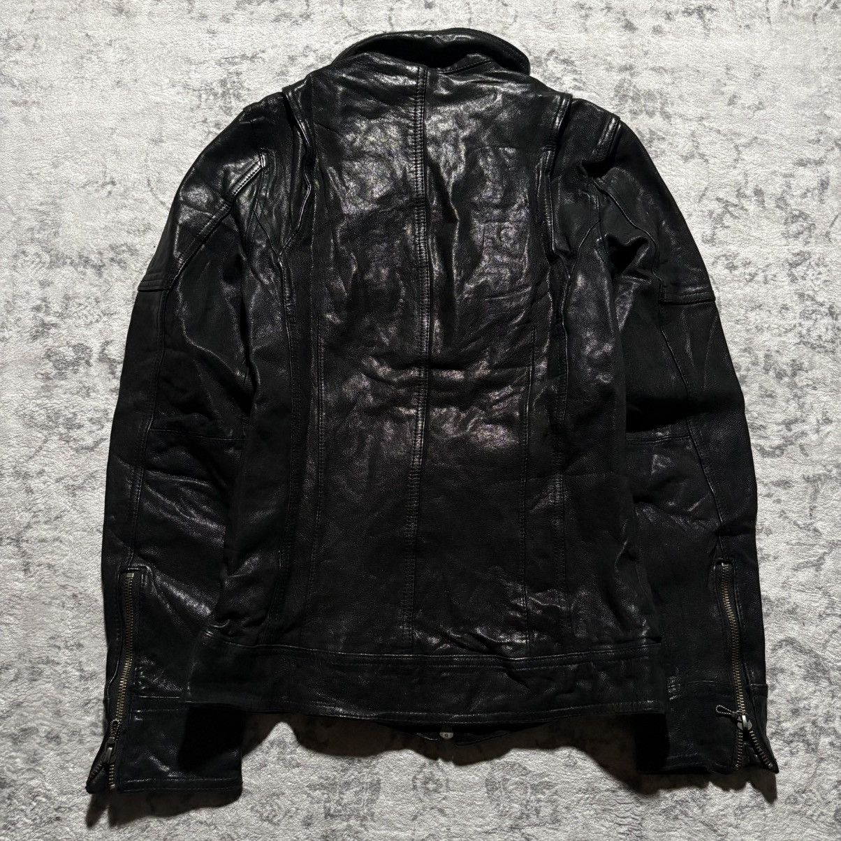 GOSTAR DE FUGA Gostar De Fuga Multi Zip Leather Jacket Black | Size 44 Size US XS / EU 42 / 0 - 9 Thumbnail