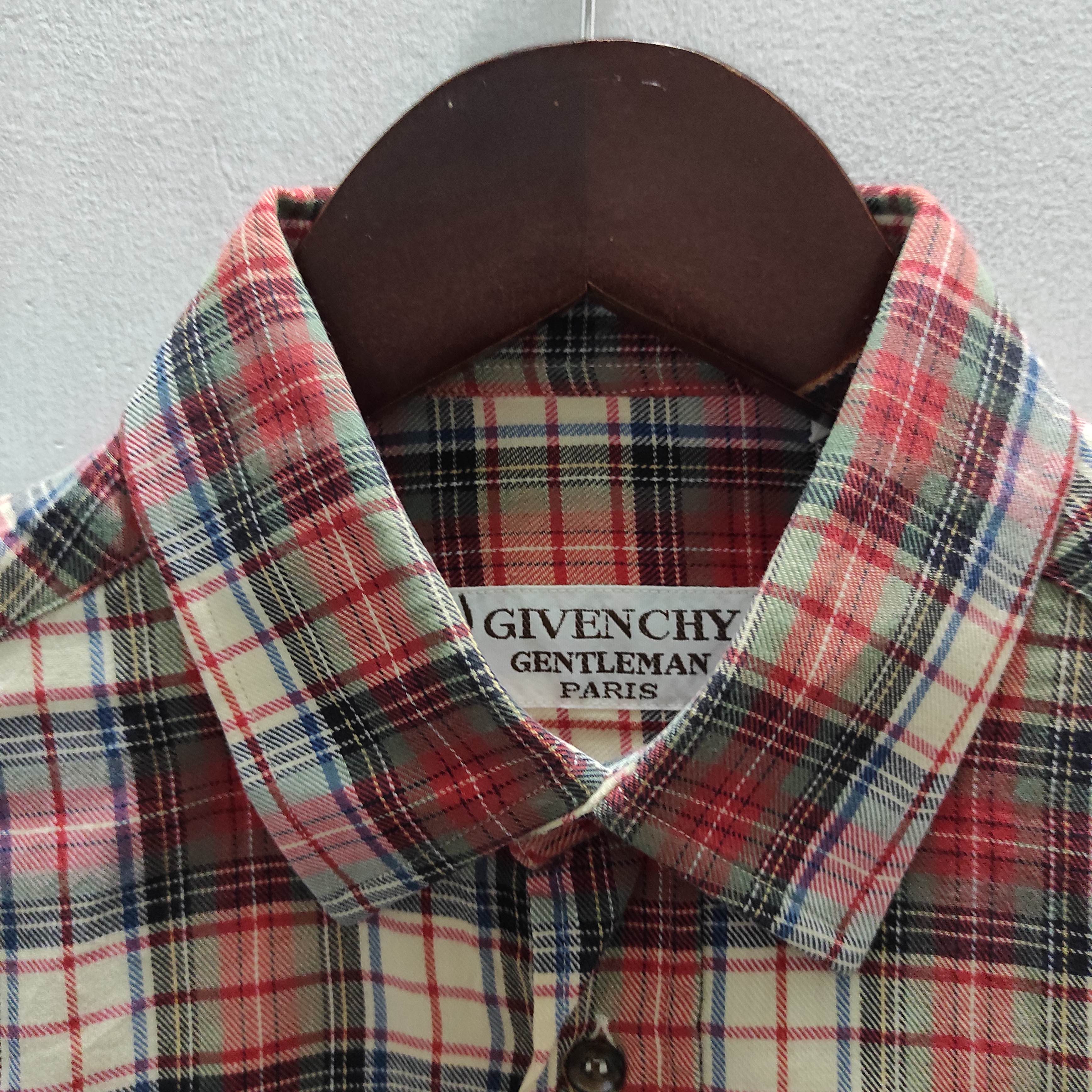 Givenchy Vintage Givenchy Gentleman Paris Flannel Shirt Size US S / EU 44-46 / 1 - 6 Thumbnail