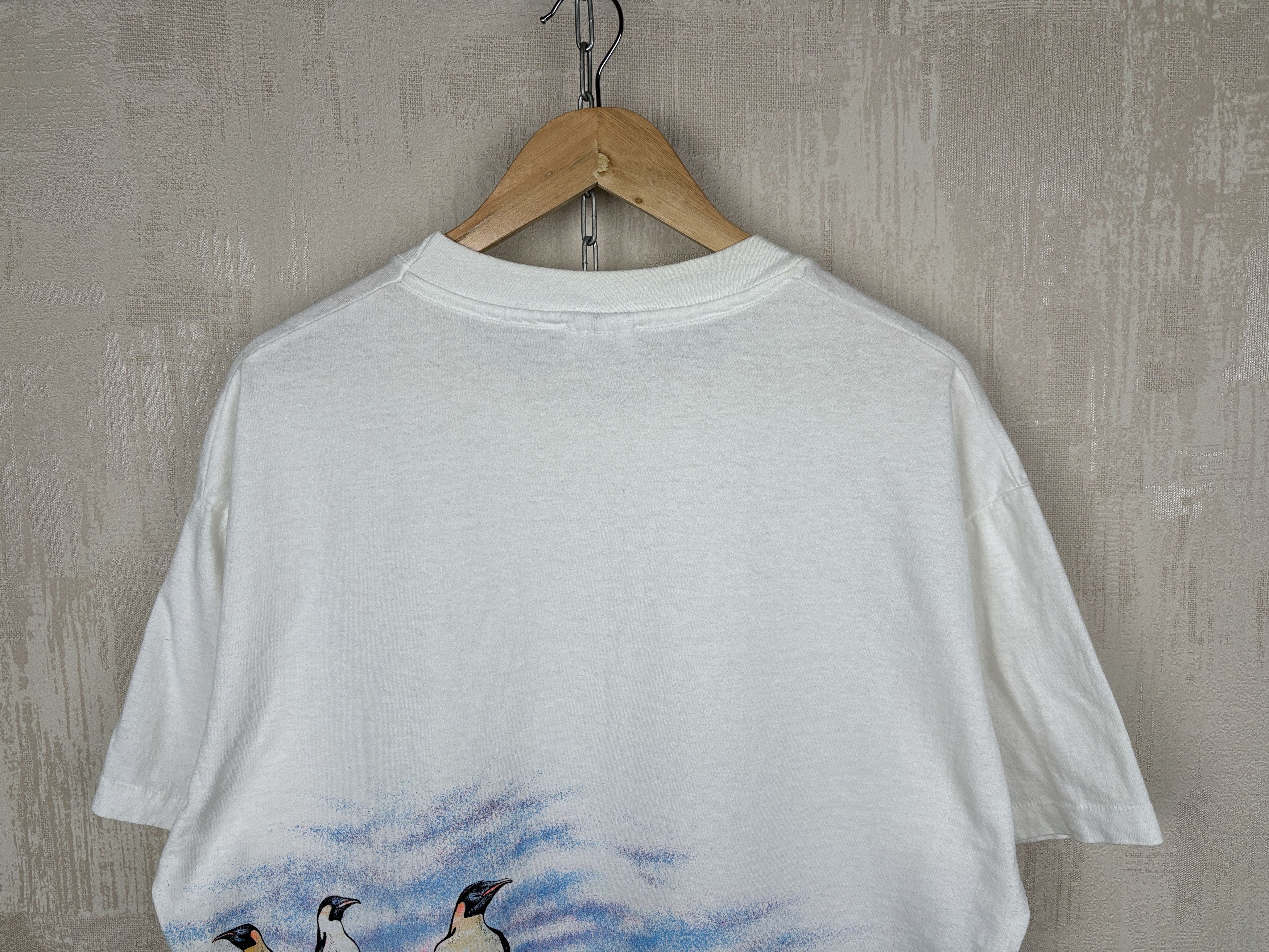 Vintage Vintage 1991 San Segal Sportswear Penguin T-shirt Size US XL / EU 56 / 4 - 16 Thumbnail
