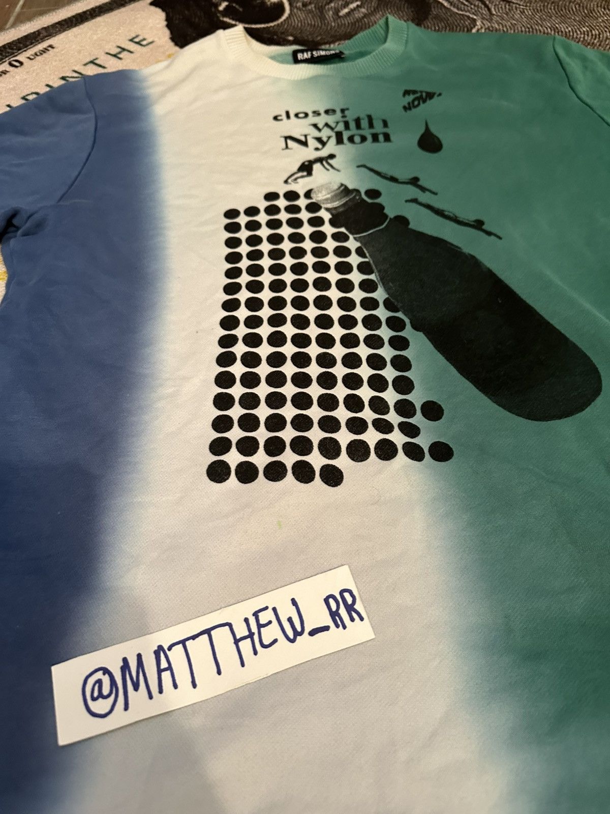 Raf Simons RAF SIMMONS Closer With Nylon Tee Size US XS / EU 42 / 0 - 2 Thumbnail