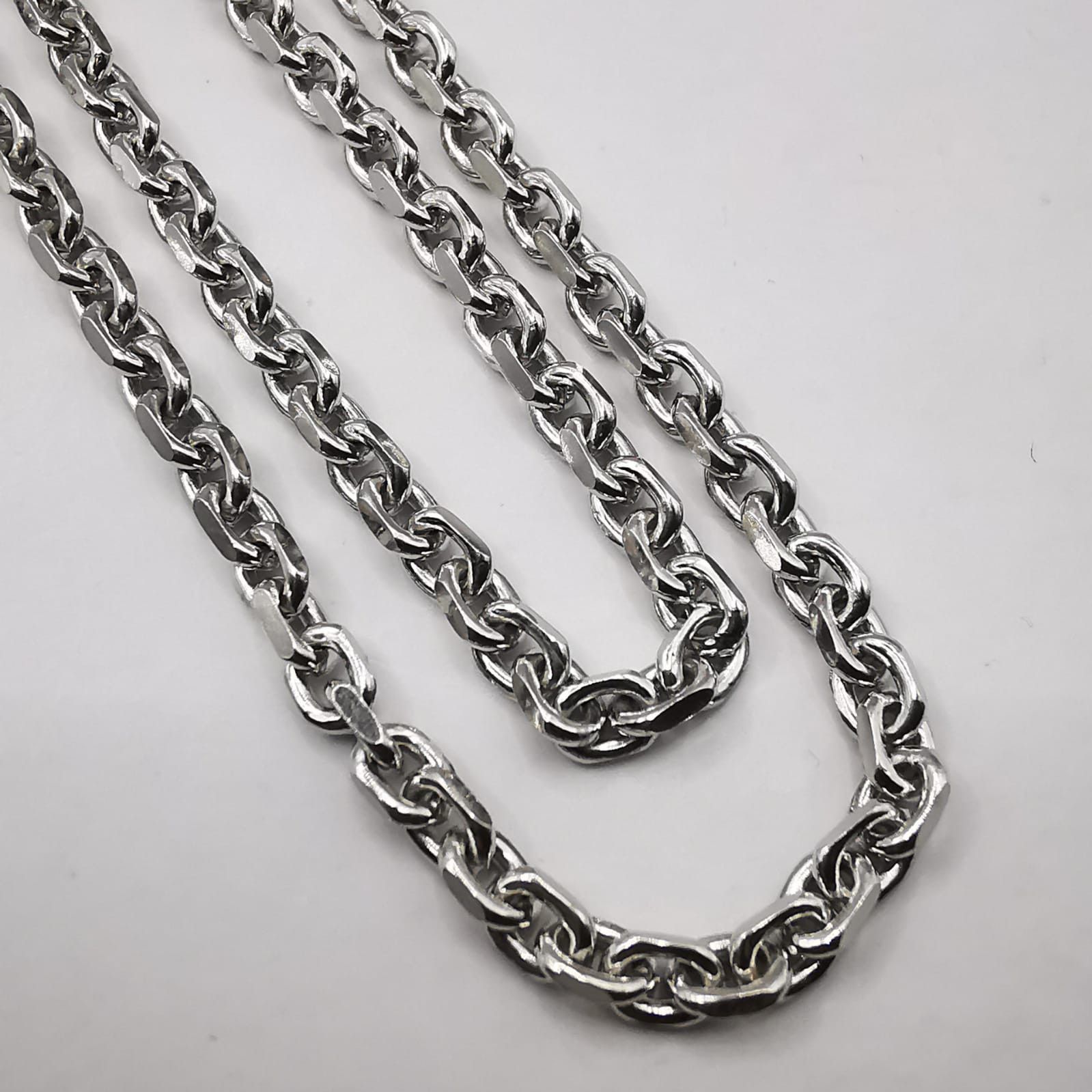 Sterling Silver Vintage Chain Necklece,925 Sterling Silver,Signed , 15,89g Size ONE SIZE - 6 Thumbnail