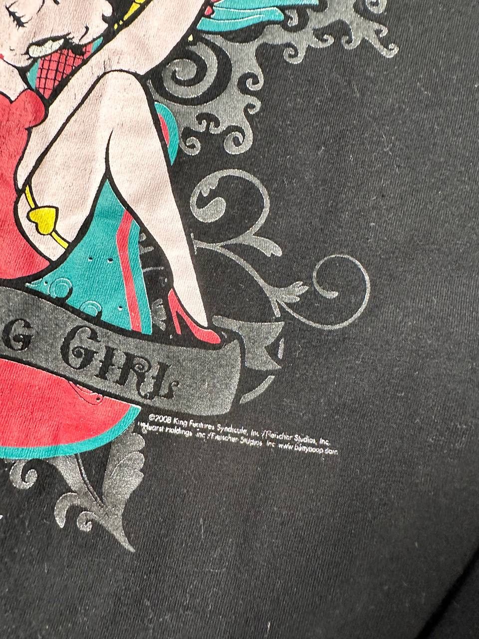 Vintage 🔥Vintage 00s Betty Boop Ed Hardy Vibe Rock T Shirt Size M / US 6-8 / IT 42-44 - 5 Thumbnail