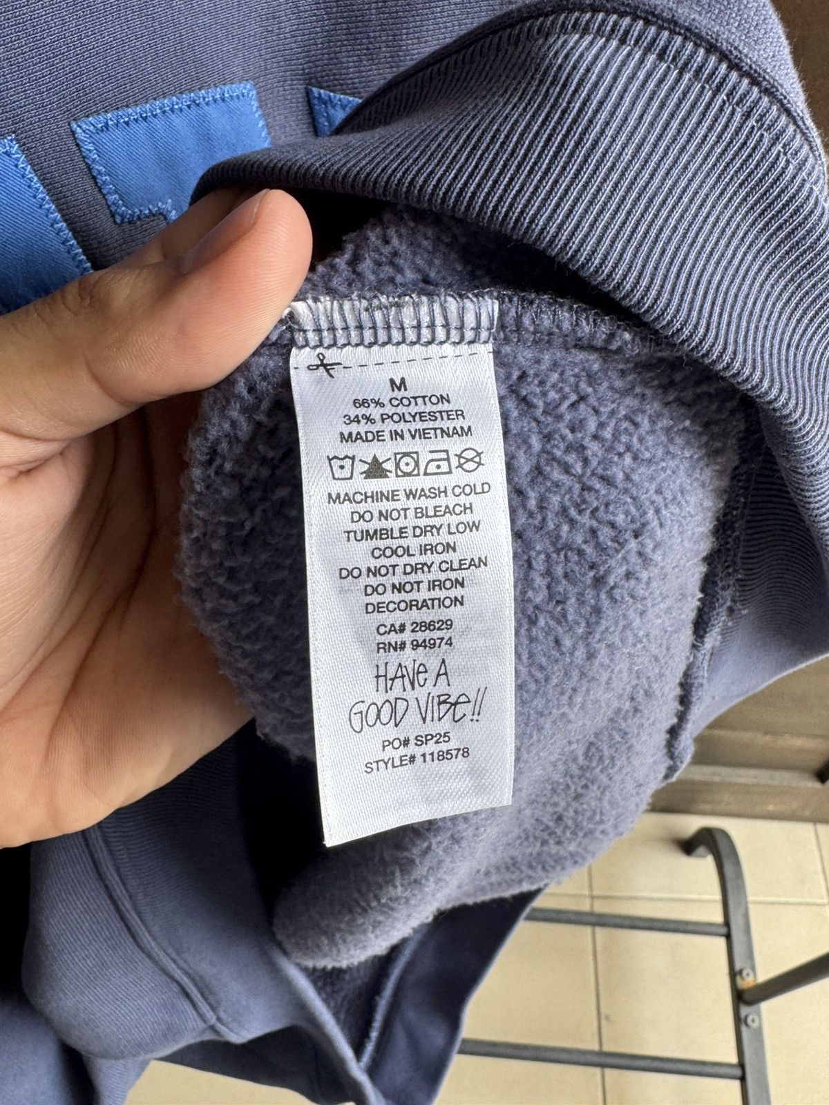 Stussy Stussy STU Relaxed Blue Hoodie Size US XL / EU 56 / 4 - 6 Thumbnail