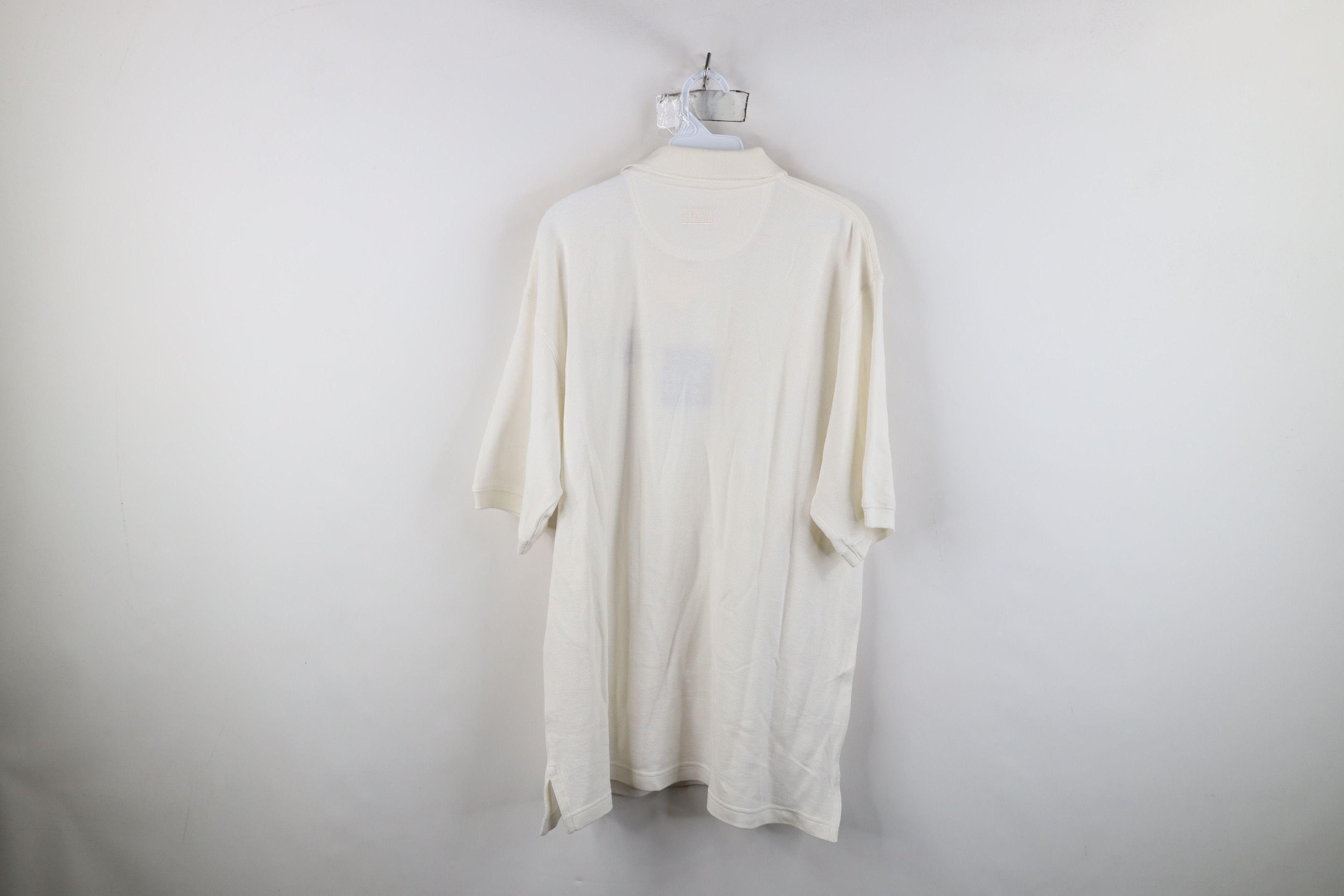 Vintage Deadstock Vintage 90s Storm Hockey Golf Polo Shirt White Size US L / EU 52-54 / 3 - 11 Thumbnail