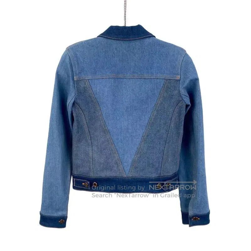 Louis Vuitton Louis Vuitton Blue Denim Women's Jacket . Size XXS / US 00 / IT 34 - 2 Thumbnail