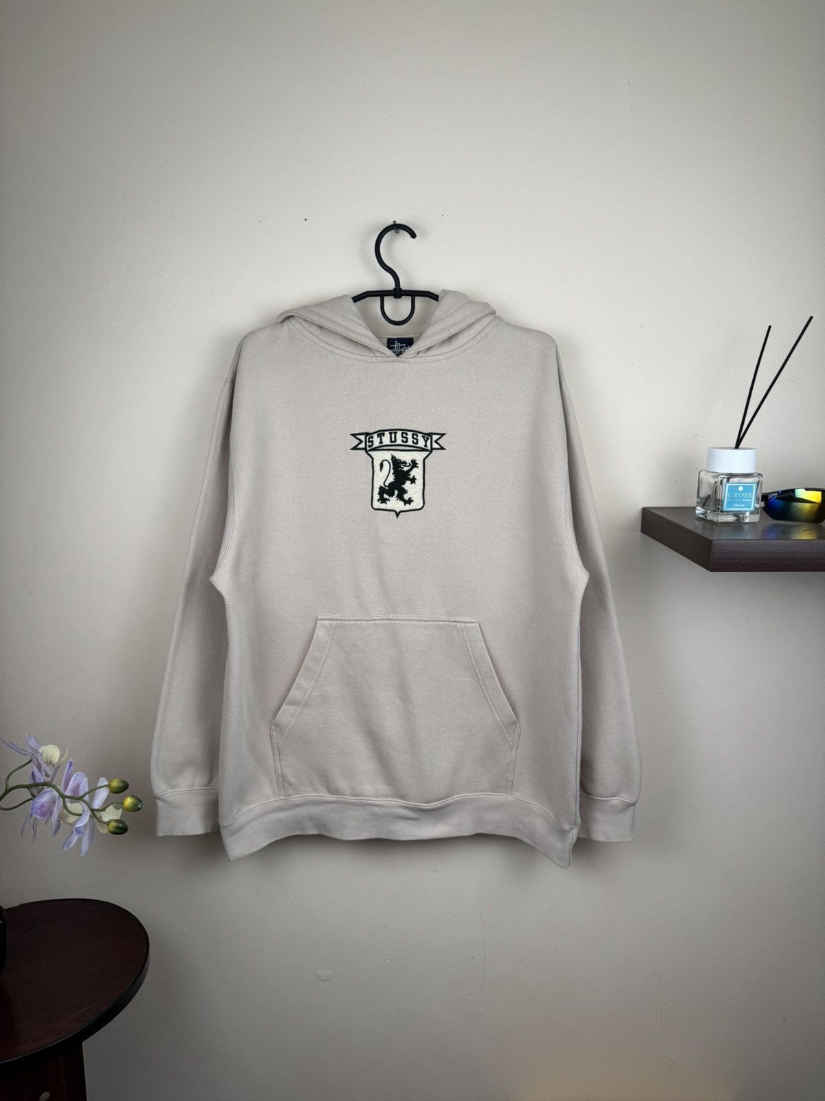 Stussy Vintage Stussy 90s Hong Kong Beige L College Blue Tag Size US L / EU 52-54 / 3 - 20 Thumbnail