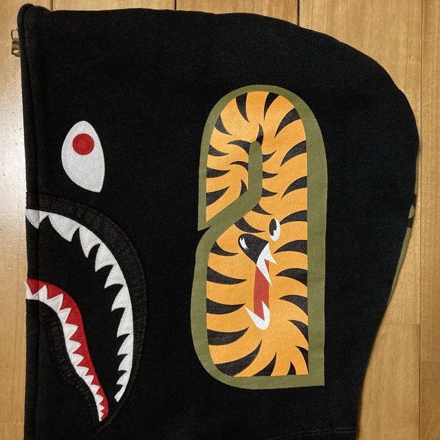 Bape BAPE woodland camo Shark Full Zip Hoodie a bathing ape NIGO Size S / US 4 / IT 40 - 6 Thumbnail