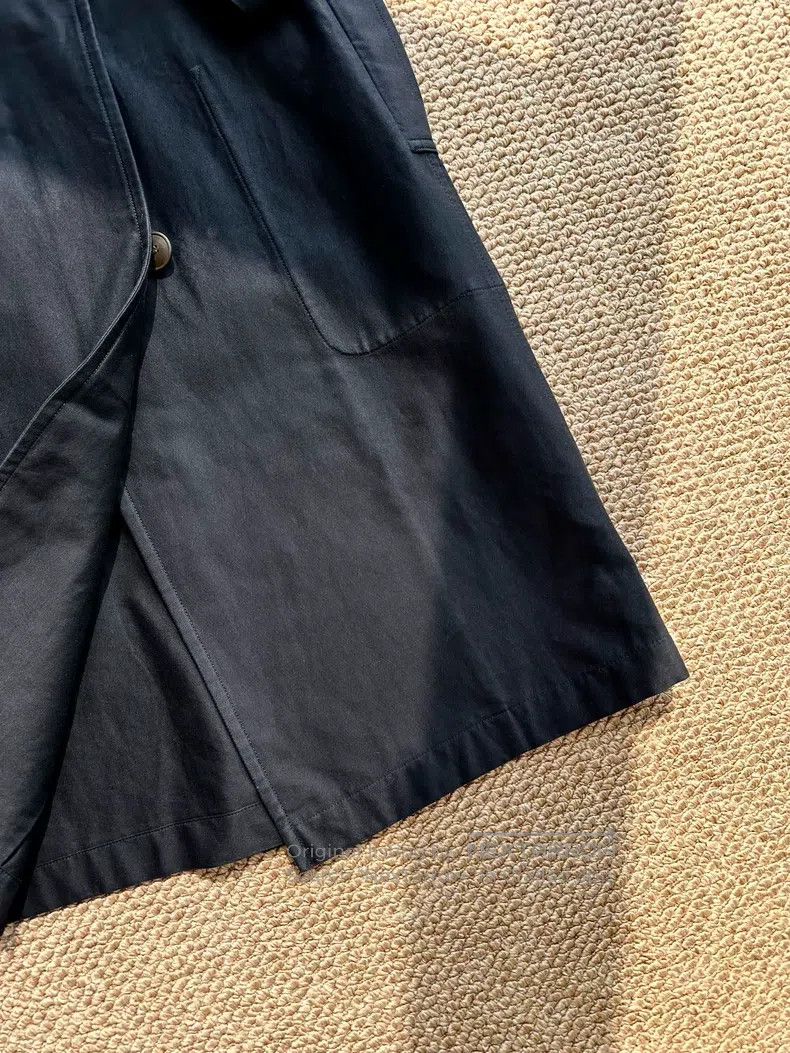 Hermes Hermes Margiela Era Classic Black Double F Logo Coat - Bla Size S / US 4 / IT 40 - 3 Thumbnail