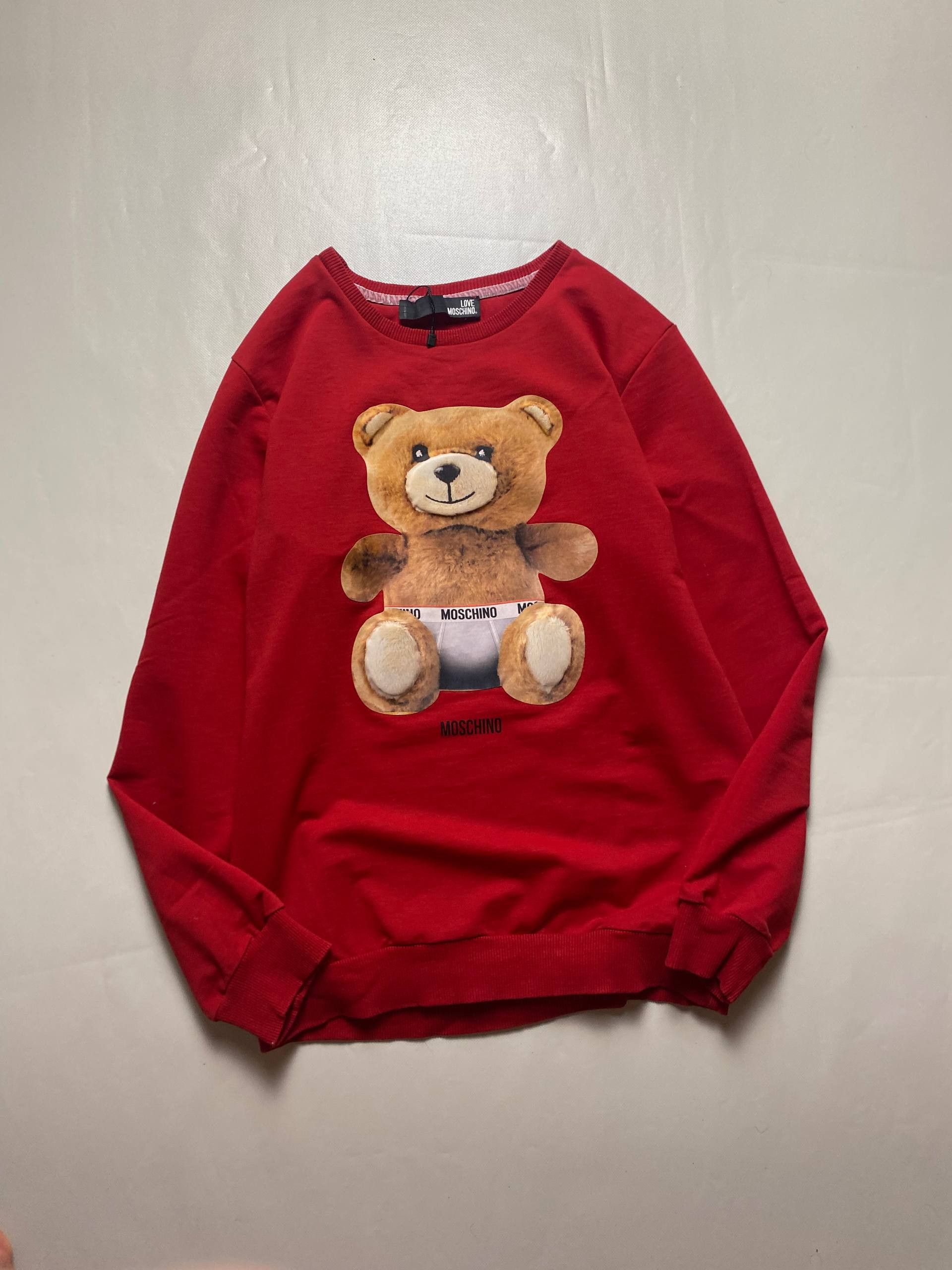 Moschino Moschino Bear Big Logo Sweatshirts Size S / US 4 / IT 40 - 1 Thumbnail
